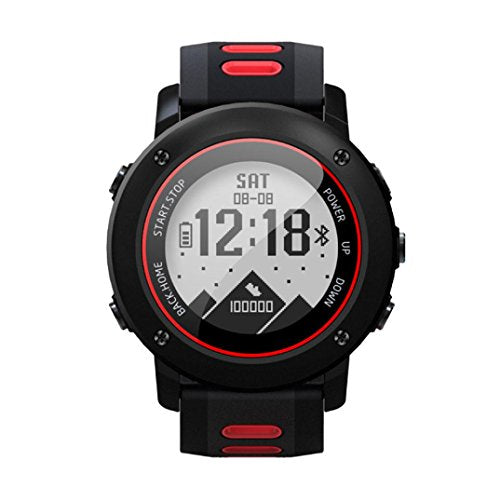UWear UW80 GPS Heart Rate Monitor Pedometer Outdooors Sport Bluetooth Smart  Watch with Compass