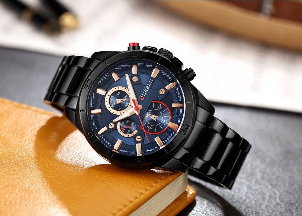 YSYH   Analog Military Sports Full Steel Waterproof Wrist Watch Male Clock Reloj Hombre