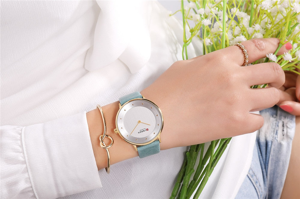 YSYH Beautiful Women's Quartz Watches Slim Fashion Leather Ladies Wrist Watch Reloj Mujer Female Clock Gifts For Women